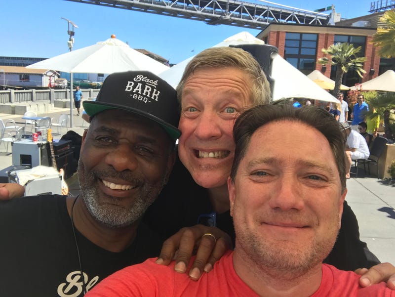 KCBS Radio's Foodie Chap, Liam Mayclem, at High On The Hog 2019.