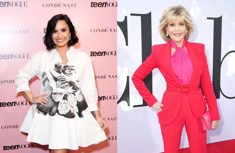Demi Lovato, Jane Fonda