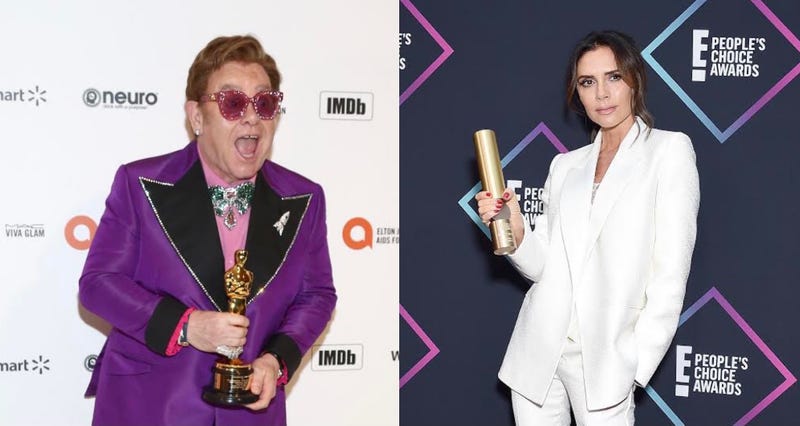 Elton John Victoria Beckham