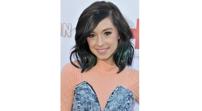Singer Christina Grimmie arrives at TUBEATHON held at the iHeartRadio Theater in Burbank, CA on Wednesday, April 20, 2016