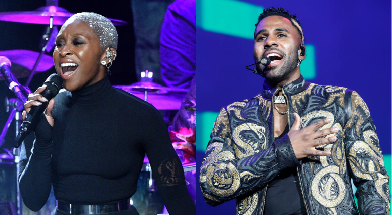 Cynthia Erivo and Jason Derulo
