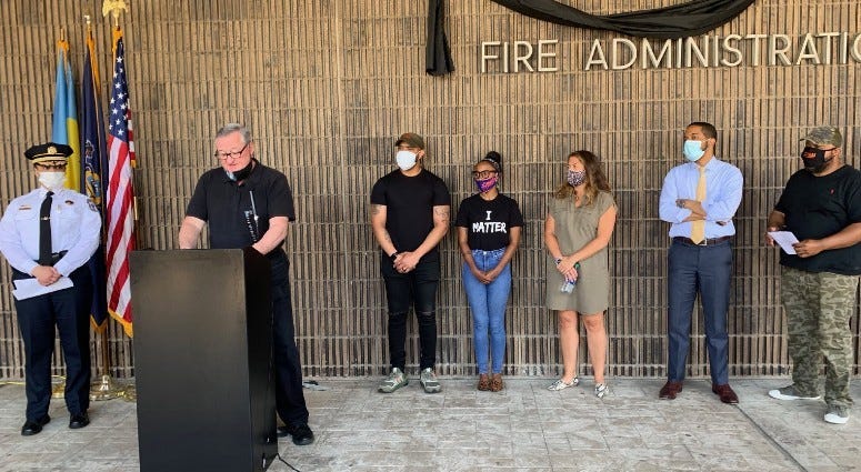 Philadelphia Mayor Jim Kenney announces a plan for reconciliation.