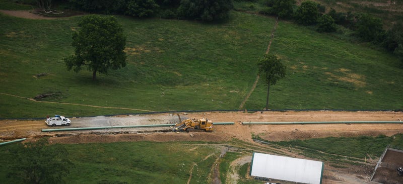 Construction for the Sunoco Mariner East pipeline.