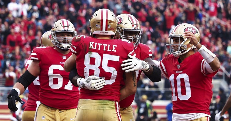 George Kittle talks return of Jimmy Garoppolo, recruitment of