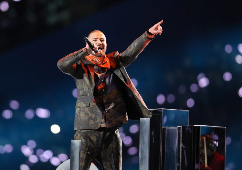 Justin Timberlake performing