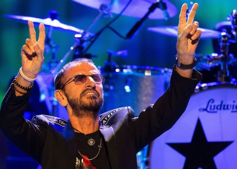 Ringo Starr, All Starr Band, Concert, Peace Sign, 2018