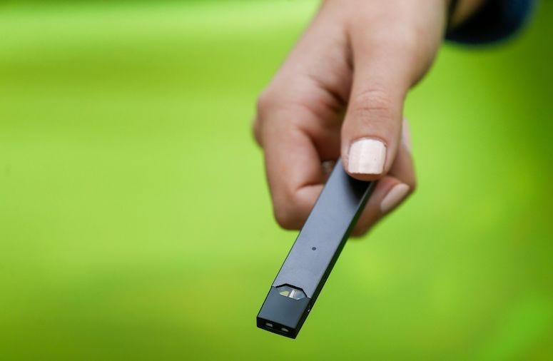 Woman, Juul, Vape Pen, E-Cigarette