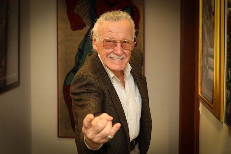 Stan Lee, MegaCon, Spider-Man Pose, Smile, 2018