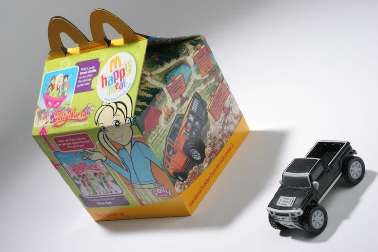 McDonald's, Happy Meal, Toy, Box, Studio Shot