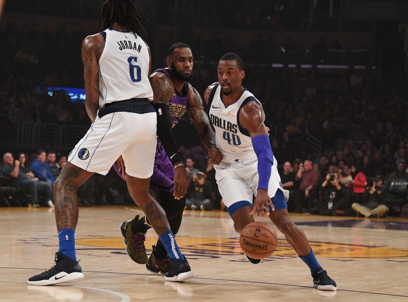 LeBron James and Harrison Barnes