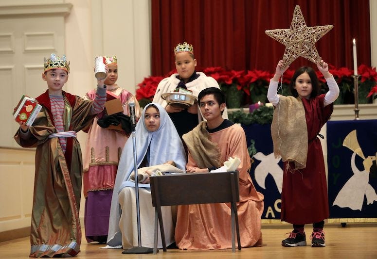 Christmas Pageant, Kids, Play, Christmas Play, 2018