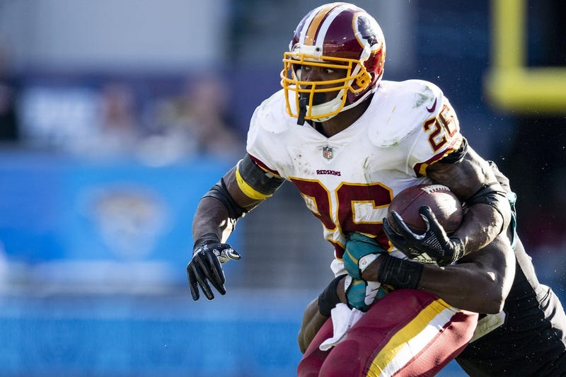 Redskins running back Adrian Peterson