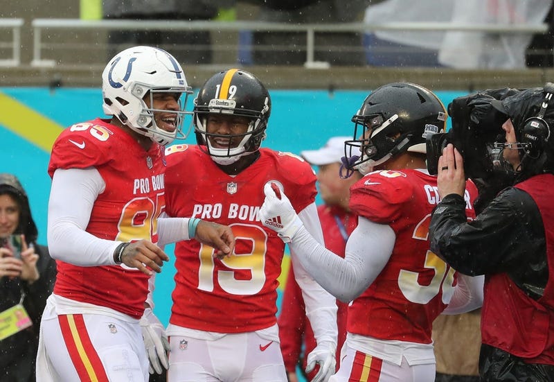 Eric Ebron at Pro Bowl