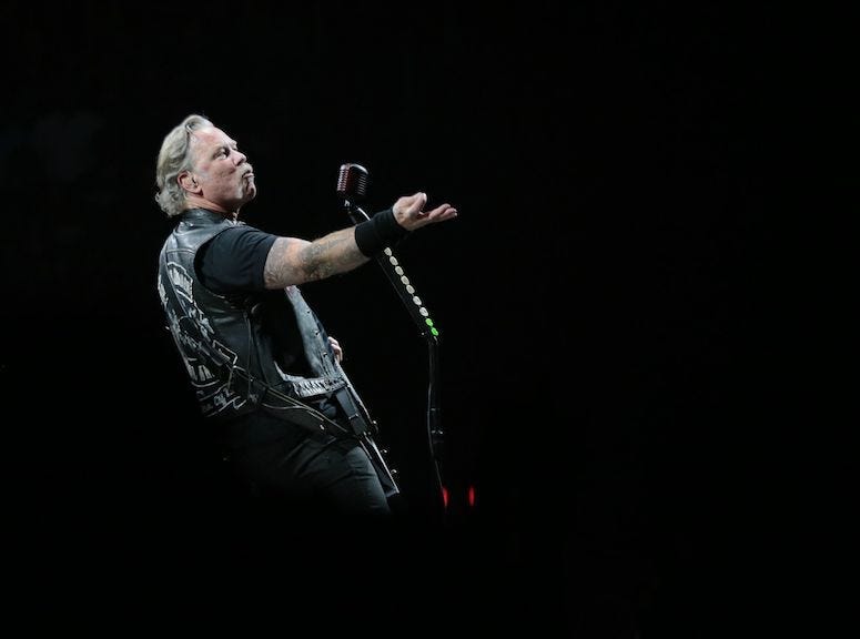 James Hetfield, Metallica, Posing, Concert, El Paso, Don Haskins Center, 2019