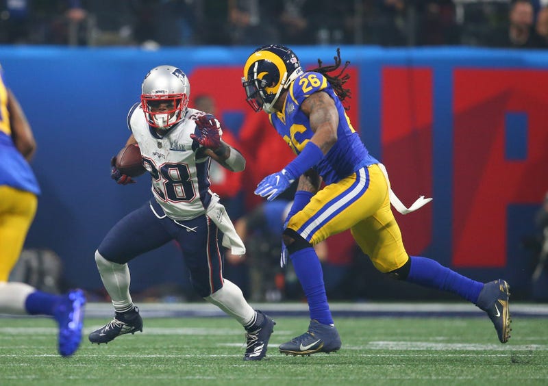 Mark Barron vs James White in Super Bowl LIII