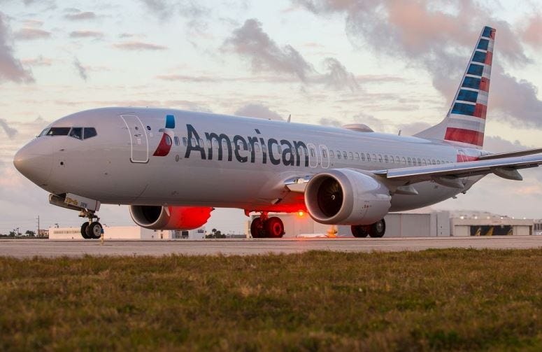 American Airlines Boeing 737 MAX