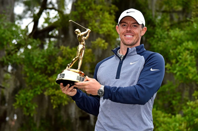 Rory McIlroy celebrate winning THE PLAYERS Championship golf tournament at TPC Sawgrass - Stadium Course.