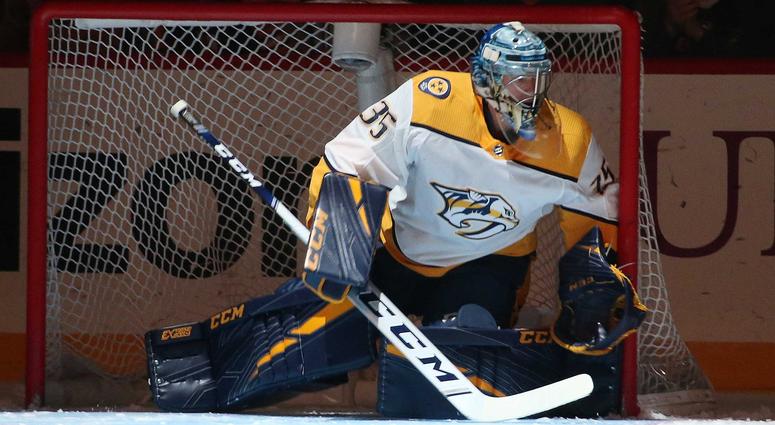 Nashville's Pekka Rinne.