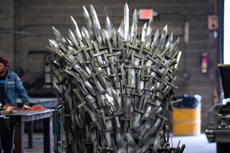 Game of Thrones, Iron Throne, Replica, Knight School of Welding, 2019