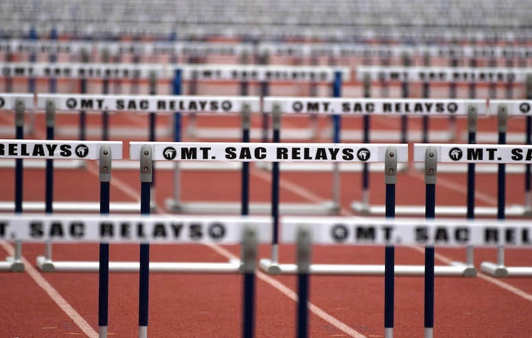 infinite tucker, texas am, track and field, winner, face plant, hurdles