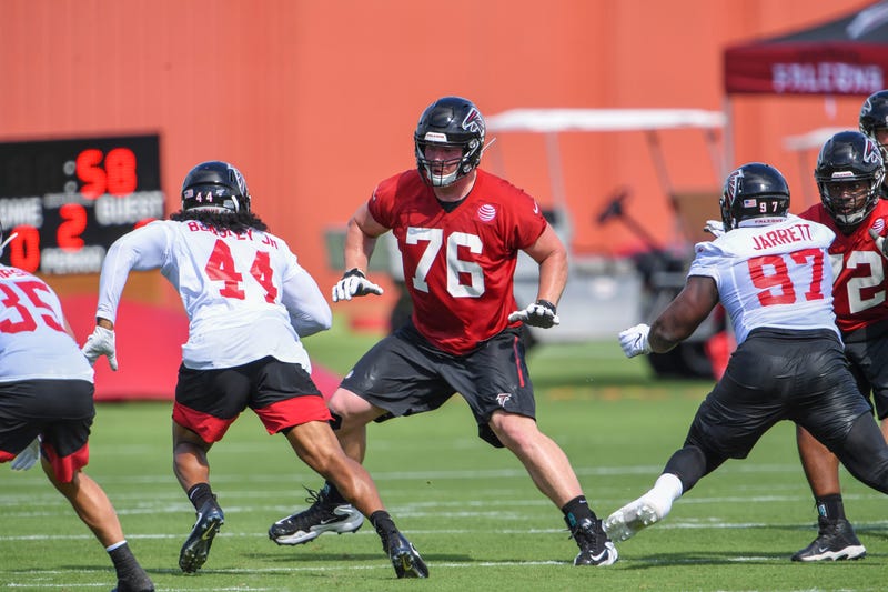Atlanta Falcons Right Tackle Kaleb McGary