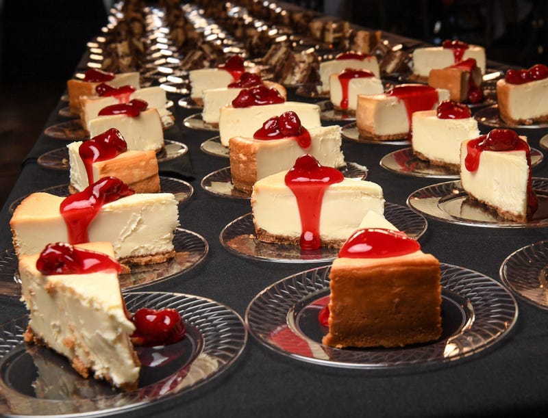 Cheesecake from Sullivan's Metropolitan Grill in downtown Anderson during the 20 Under 40 of Anderson County event at The Bleckley Inn Carriage House in downtown Anderson Monday, October 28, 2019. 20 Under 40 Of Anderson County