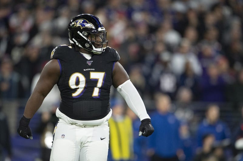 Michael Pierce vs New England Patriots - Tommy Gilligan, USA TODAY Sports
