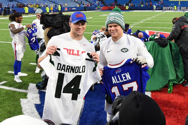 Josh Allen and Sam Darnold
