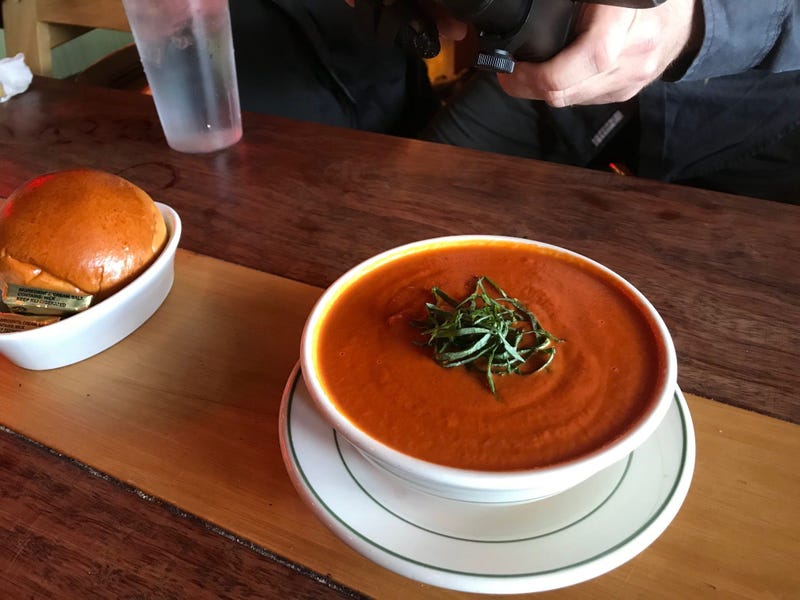 Tomato bisque at Farmhouse Cafe & Eatery Tomato Soup Farmhouse