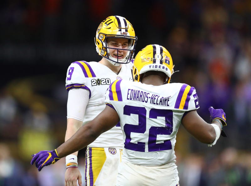 Joe Burrow, Clyde Edwards-Helaire, Ja'Marr Chase & Justin Jefferson 20