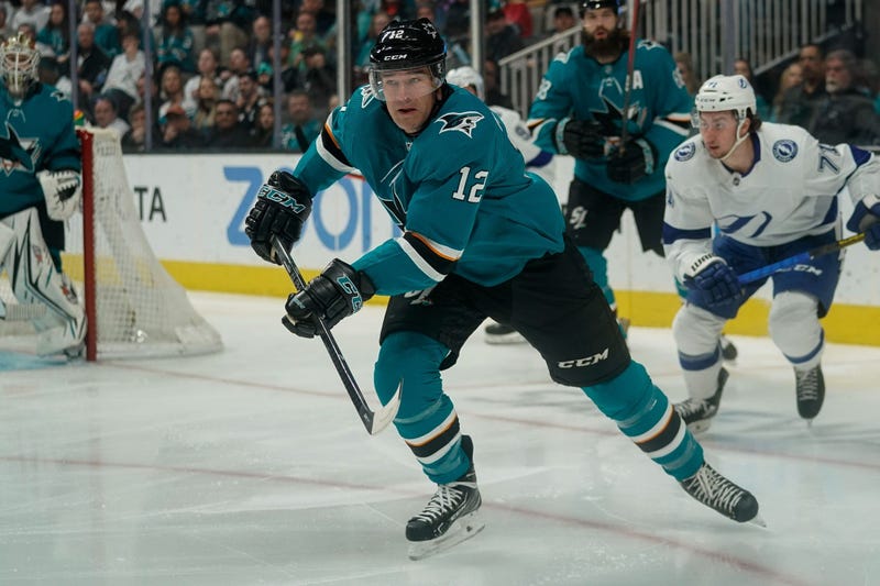 San Jose, California, USA; San Jose Sharks left wing Patrick Marleau (