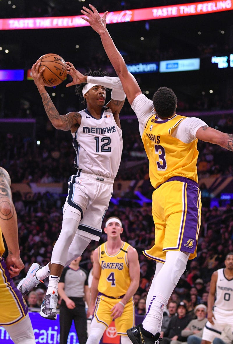 Morant Davis Grizzlies Lakers
