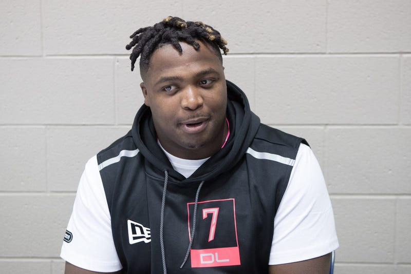 Carlos Davis at NFL Combine