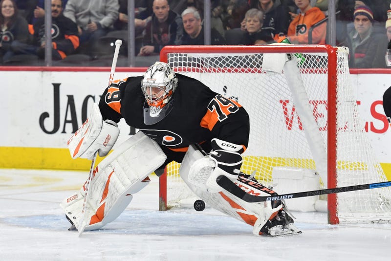 Flyers goalie Carter Hart