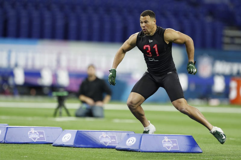Alex Highsmith at combine
