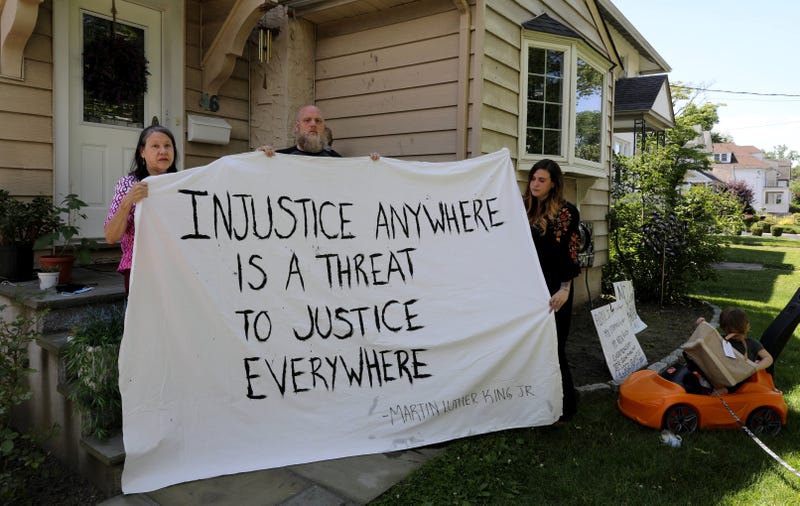 Black Lives Matter banner Westchester