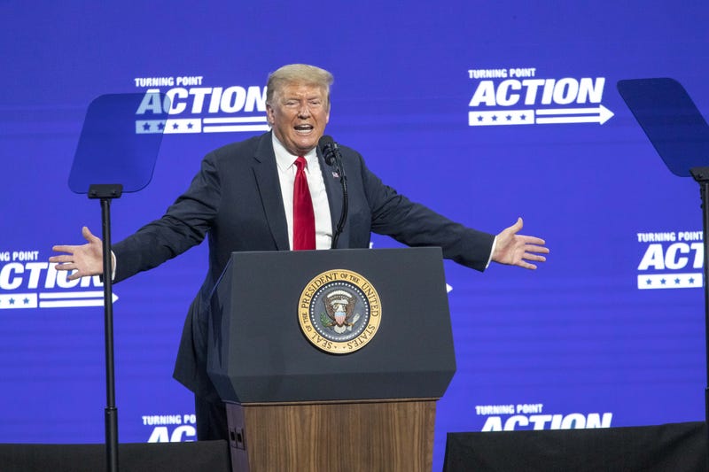 President Trump at a rally