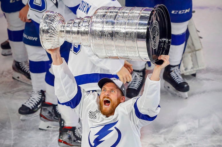 Blake Coleman, Tampa Bay Lightning, Stanley Cup, Screaming, 2020