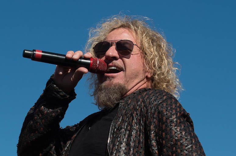 Sammy Hagar, Van Halen, Singing, Outdoors, Sunglasses, Texas Motor Speedway, 2015