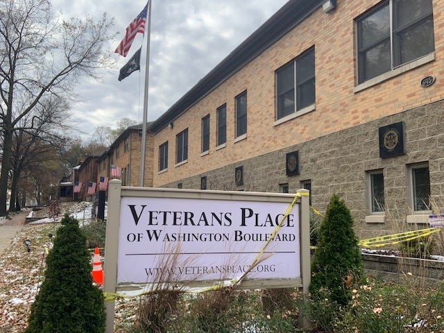 Veterans Place on Washington Boulevard in the Larimer-Highland Park area now has as remodeled commercial kitchen and new food pantry to serve the 300 homeless veterans it sees every year.