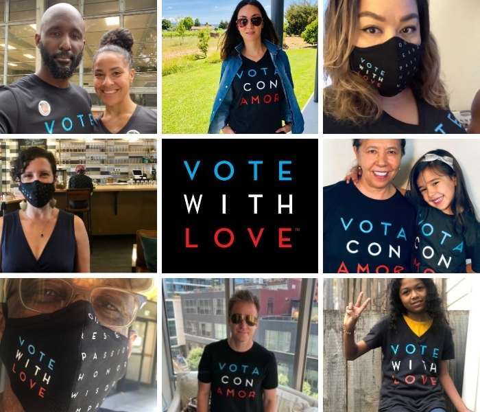 The Vote With Love campaign encourages voters to be empathetic