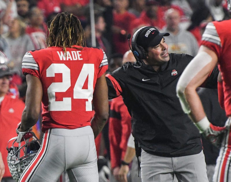 Ohio State Head Coach Ryan Day reacts during the second quarter of the PlayStation Fiesta Bowl of the College Football Playoffs semi-final game, at State Farm Stadium in Glendale, Arizona Saturday, December 28, 2019.