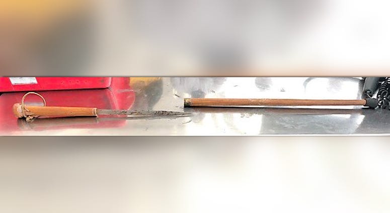 Dagger in walking stick