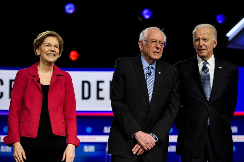 Warren Sanders Biden