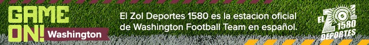 El Zol Deportes 1580AM, La estacion oficial del Washington Football Team en español.