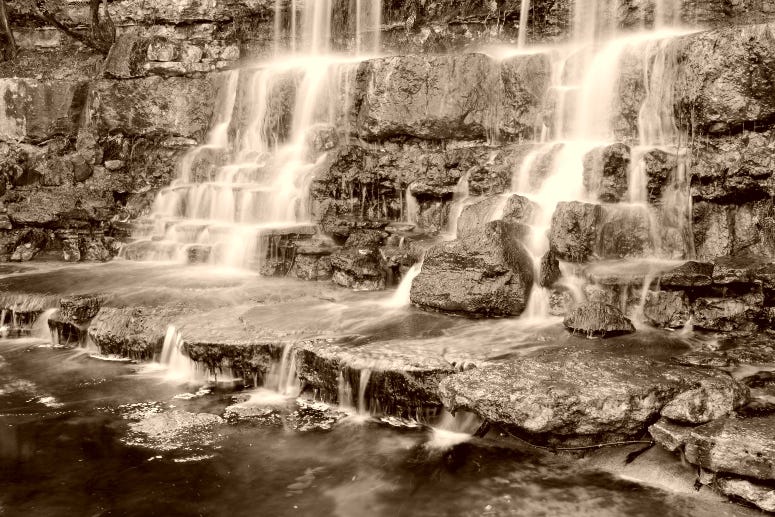 Waterfall in Zilker Botanical Gardens in ATX / timsdd Getty Image
