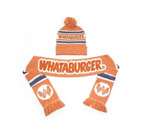 Whataburger Beanie & Scarf Set 2020