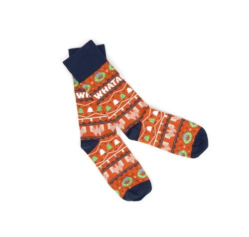 Whataburger Holiday Socks