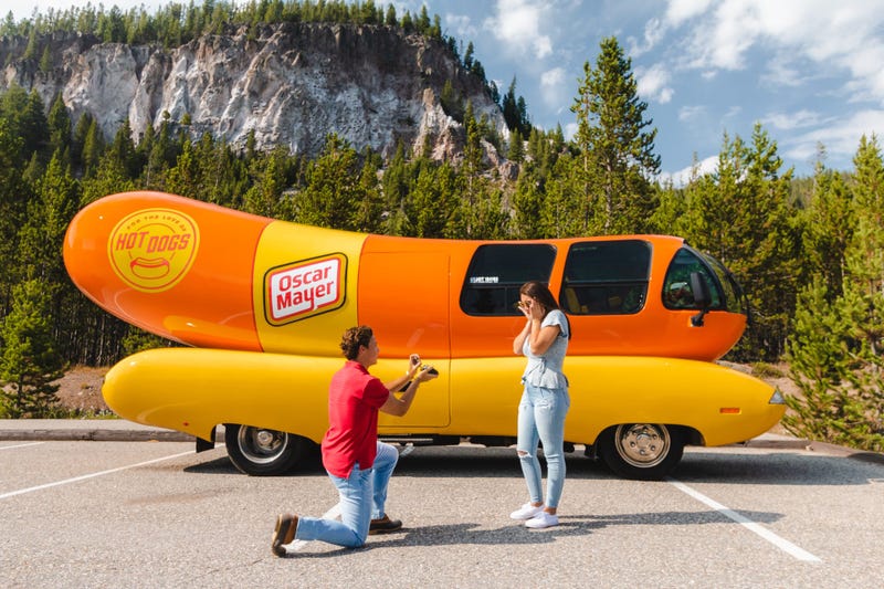 Oscar Mayer is making its iconic Wienermobile available to those who want to make their proposal even more memorable.