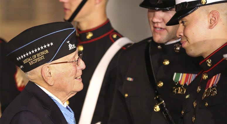 Hershel Williams visits NAVSEA